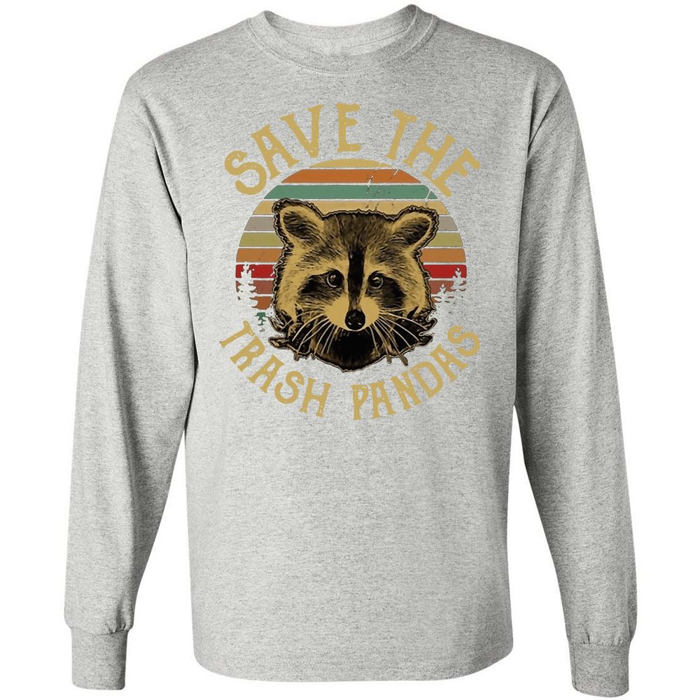 Long Sleeve T-Shirt - RETZCB4M - Ash - 7