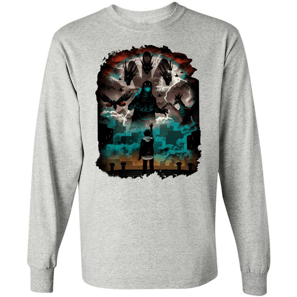 Long Sleeve T-Shirt - CG2QWG75 - Ash - 7