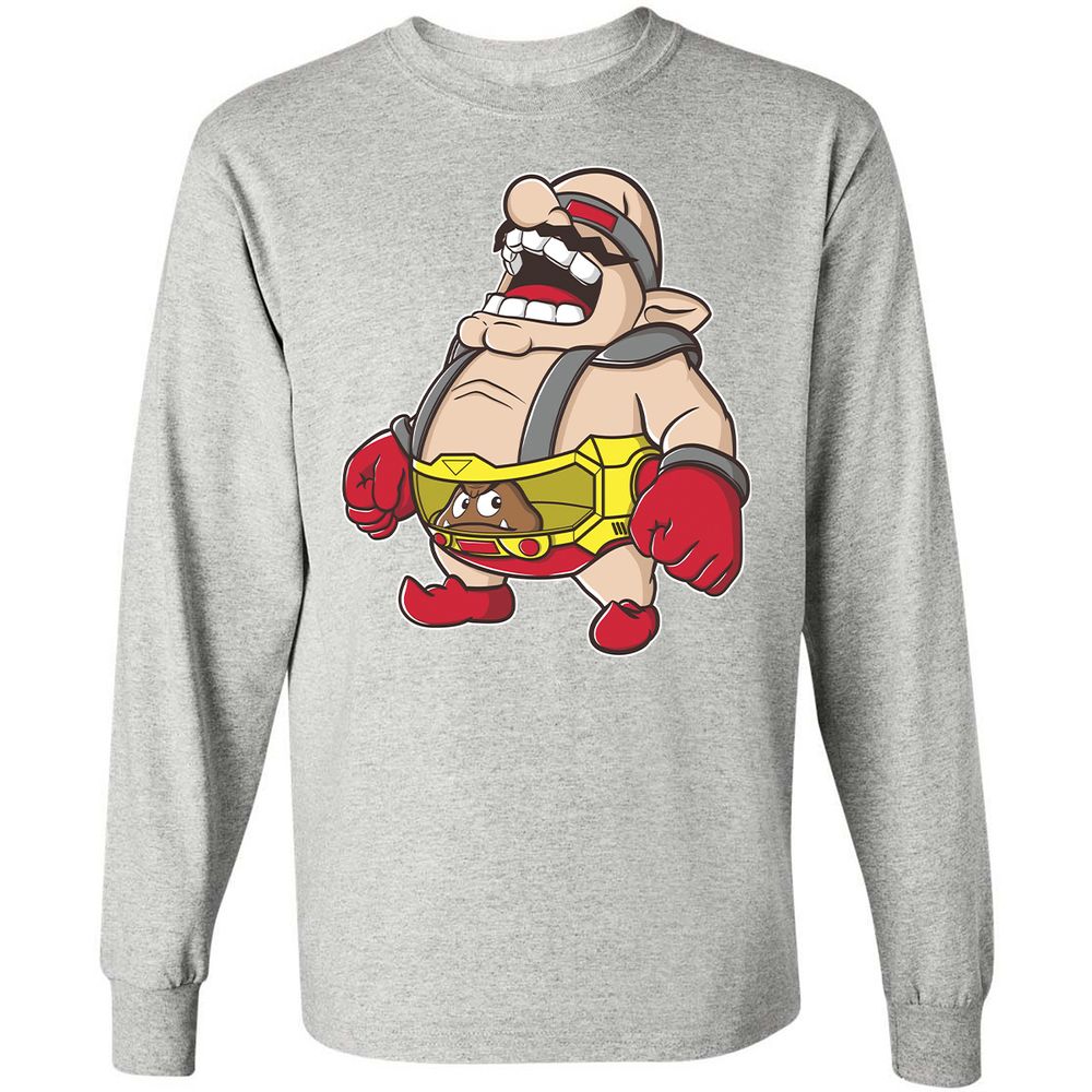 Long Sleeve T-Shirt - YCKXBW4A - Ash - 7