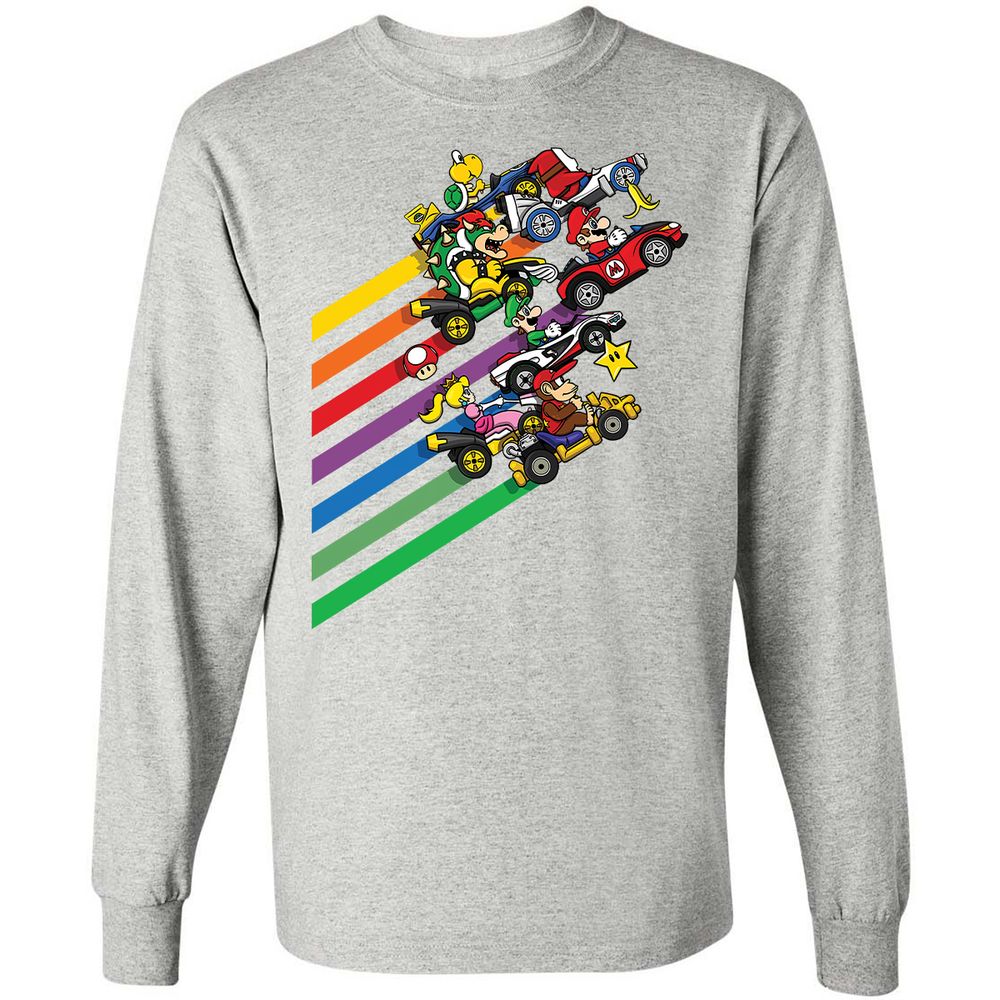 Long Sleeve T-Shirt - TZTUF855 - Ash - 7