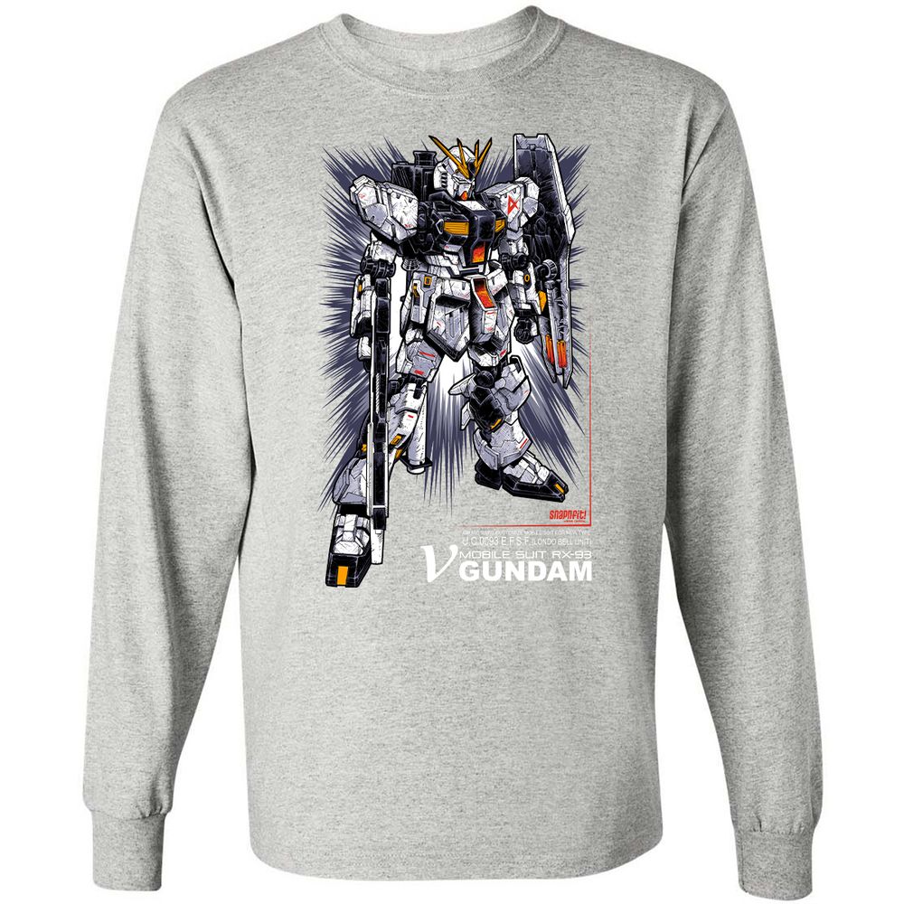 Long Sleeve T-Shirt - MXZBTDH3 - Ash - 7