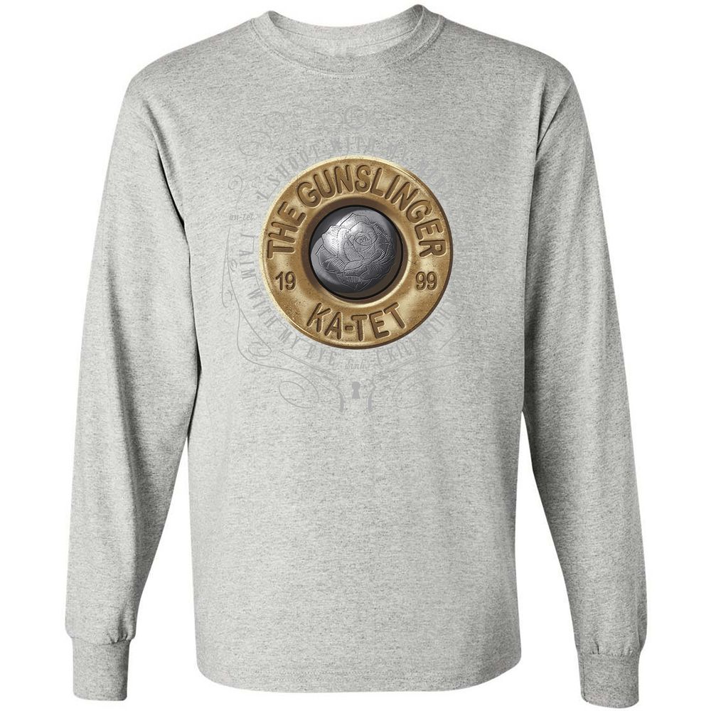 Long Sleeve T-Shirt - C2SDR6BC - Ash - 7