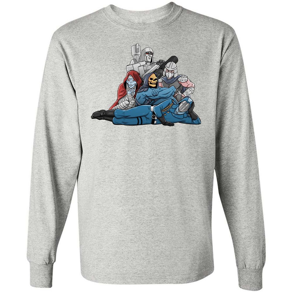 Long Sleeve T-Shirt - 5HT2BVS8 - Ash - 7