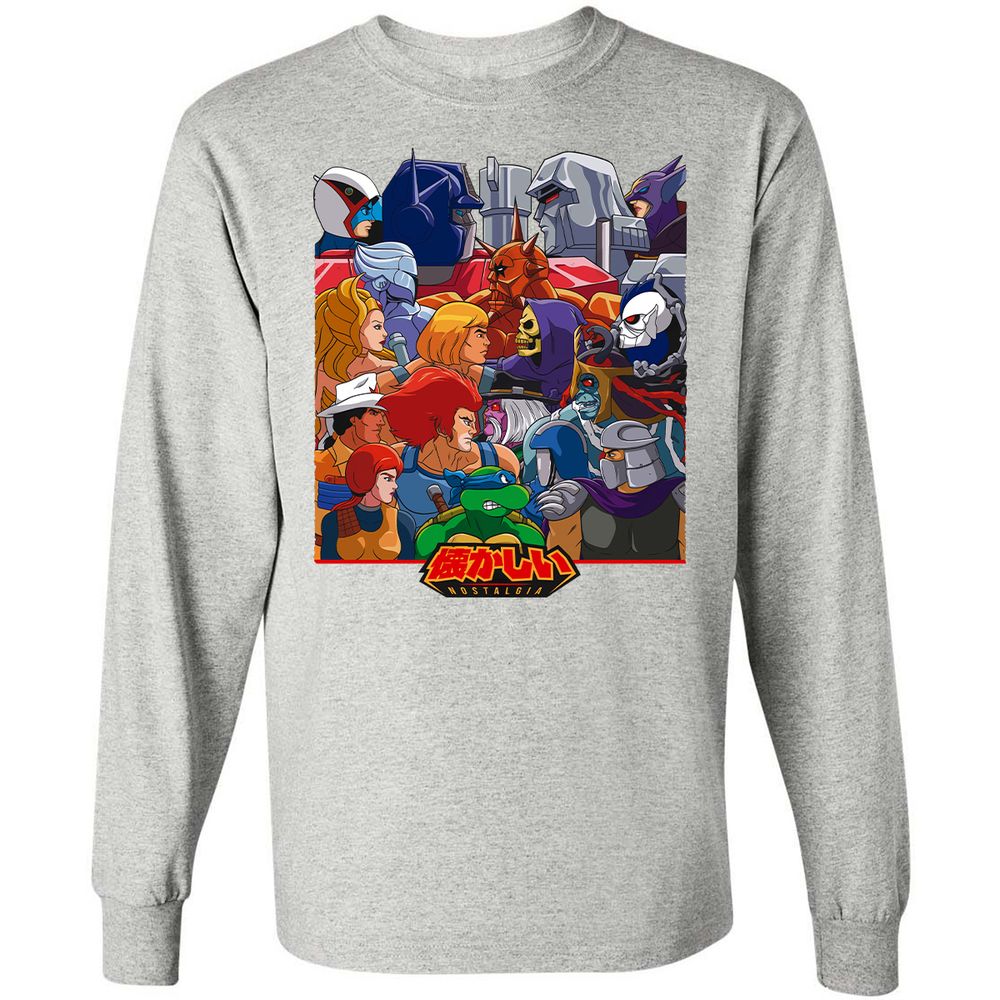 Long Sleeve T-Shirt - EFUW5U3X - Ash - 7