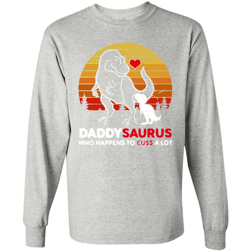 Long Sleeve T-Shirt - 9E4RKSBX - Ash - 7