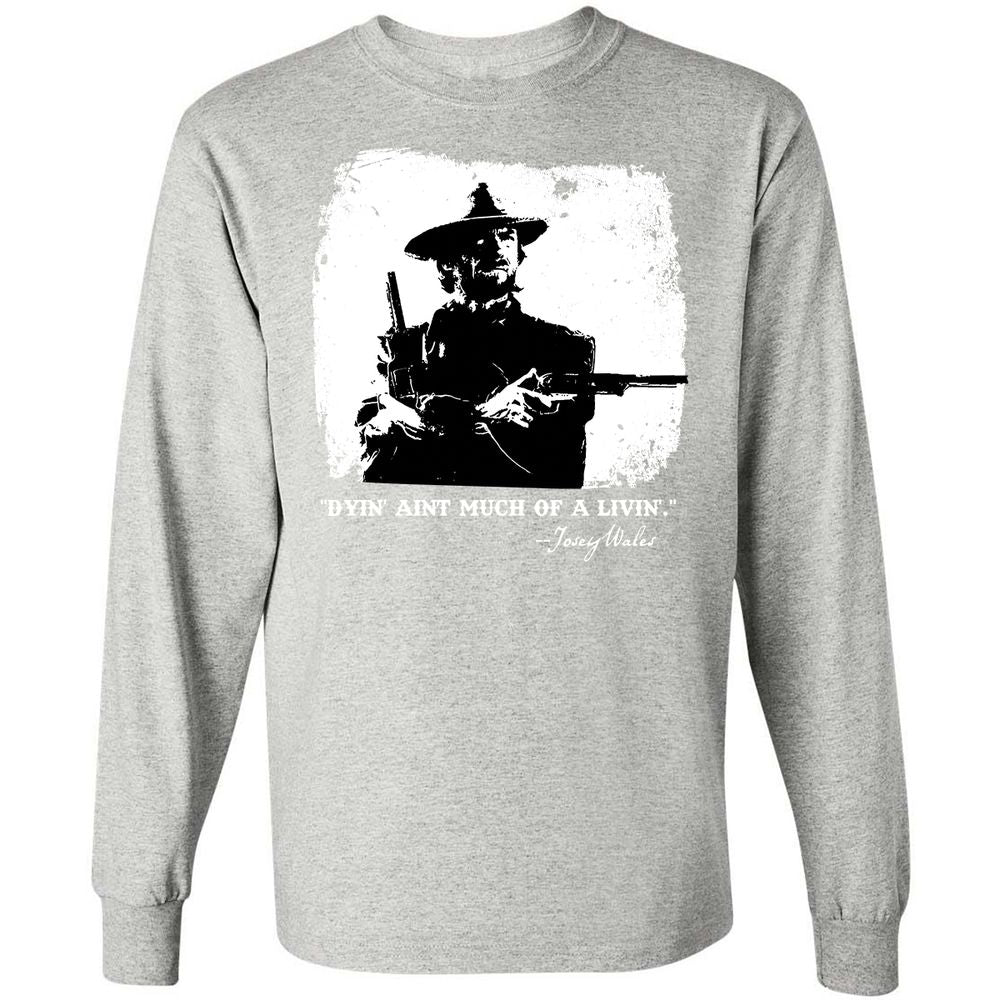 Long Sleeve T-Shirt - 8AY1JKTQ - Ash - 7