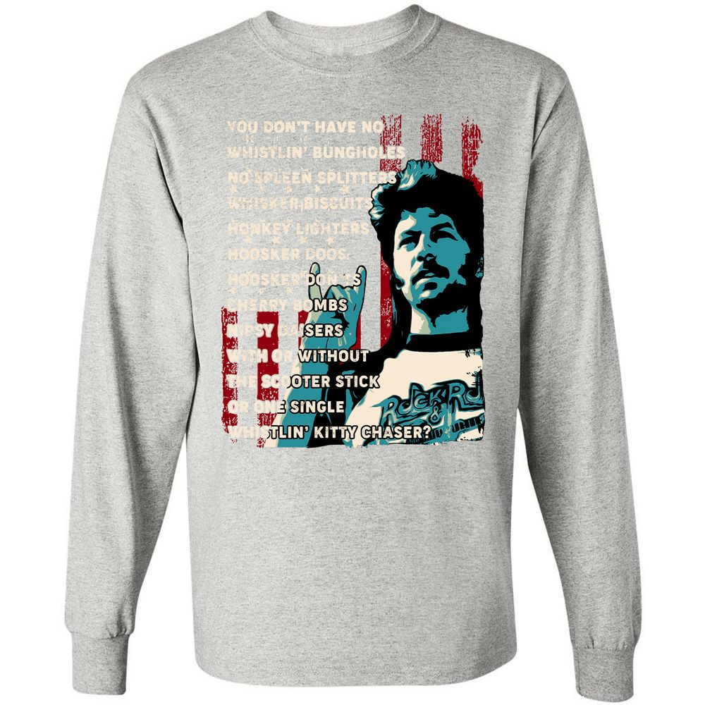 Long Sleeve T-Shirt - QZZZ8WFD - Ash - 7