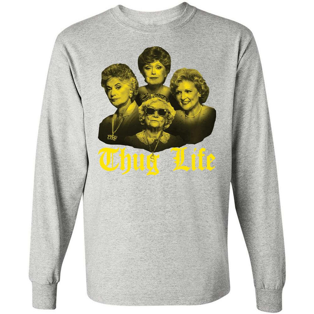 Long Sleeve T-Shirt - 51RQN5FC - Ash - 7
