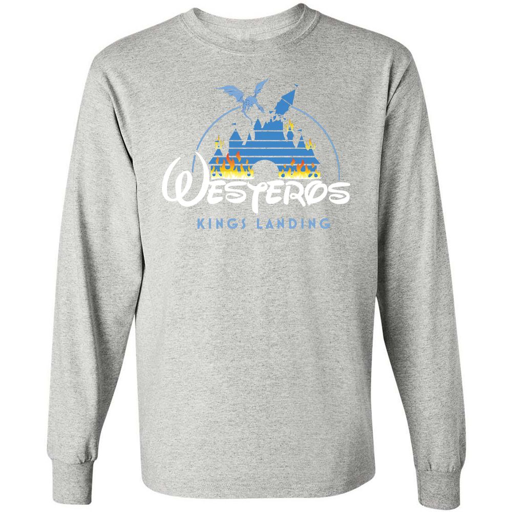 Long Sleeve T-Shirt - L5T4G5PM - Ash - 7