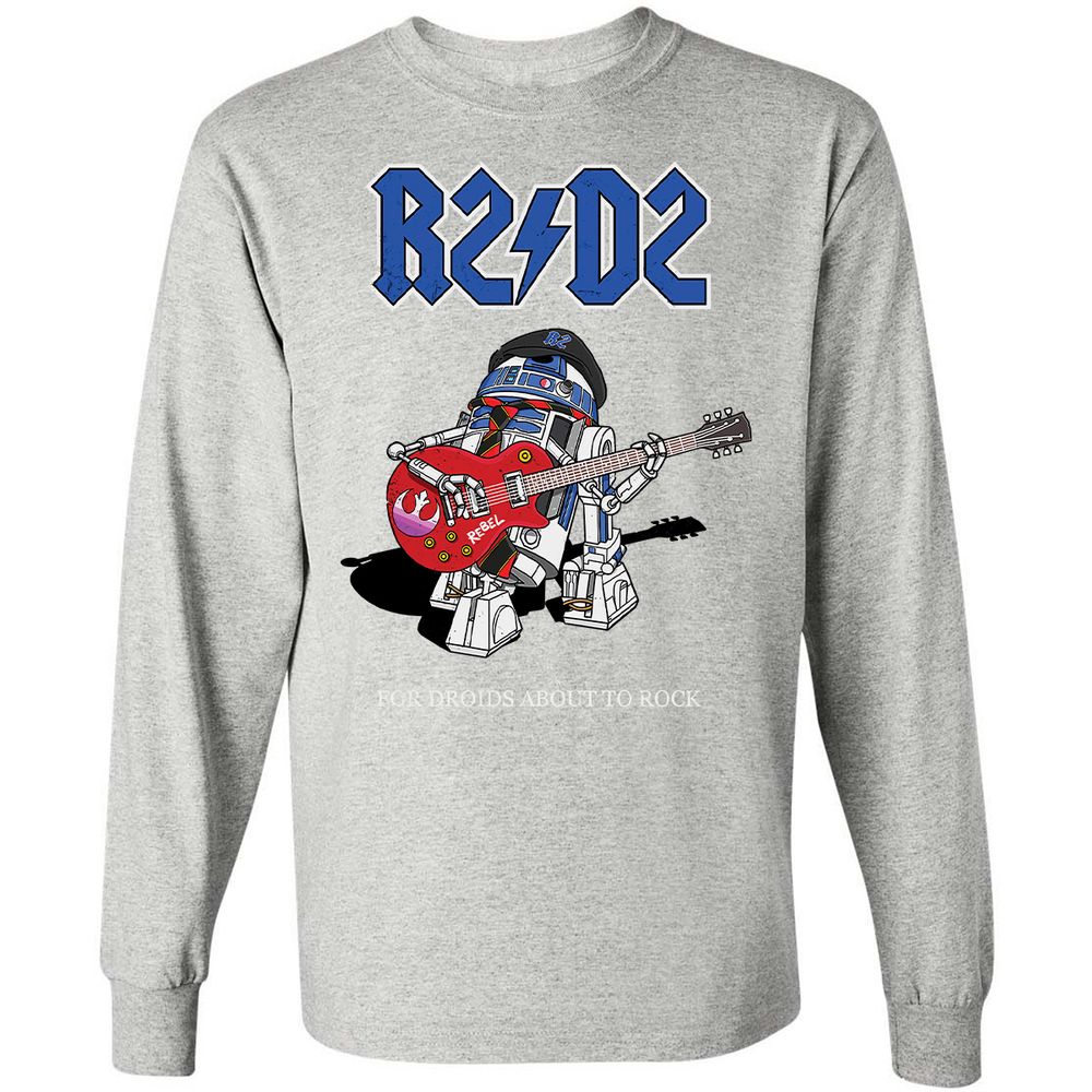 Long Sleeve T-Shirt - UXCQUER7 - Ash - 7