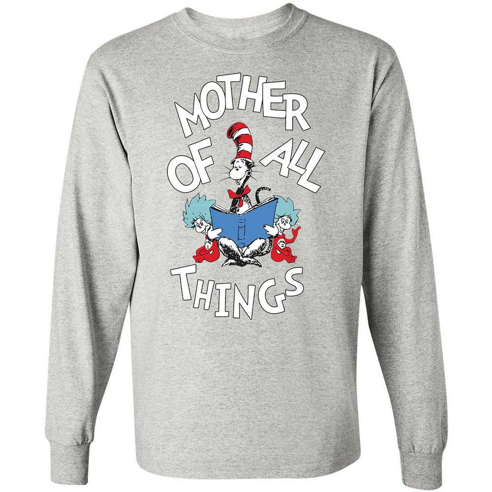 Long Sleeve T-Shirt - PLBULFLR - Ash - 7