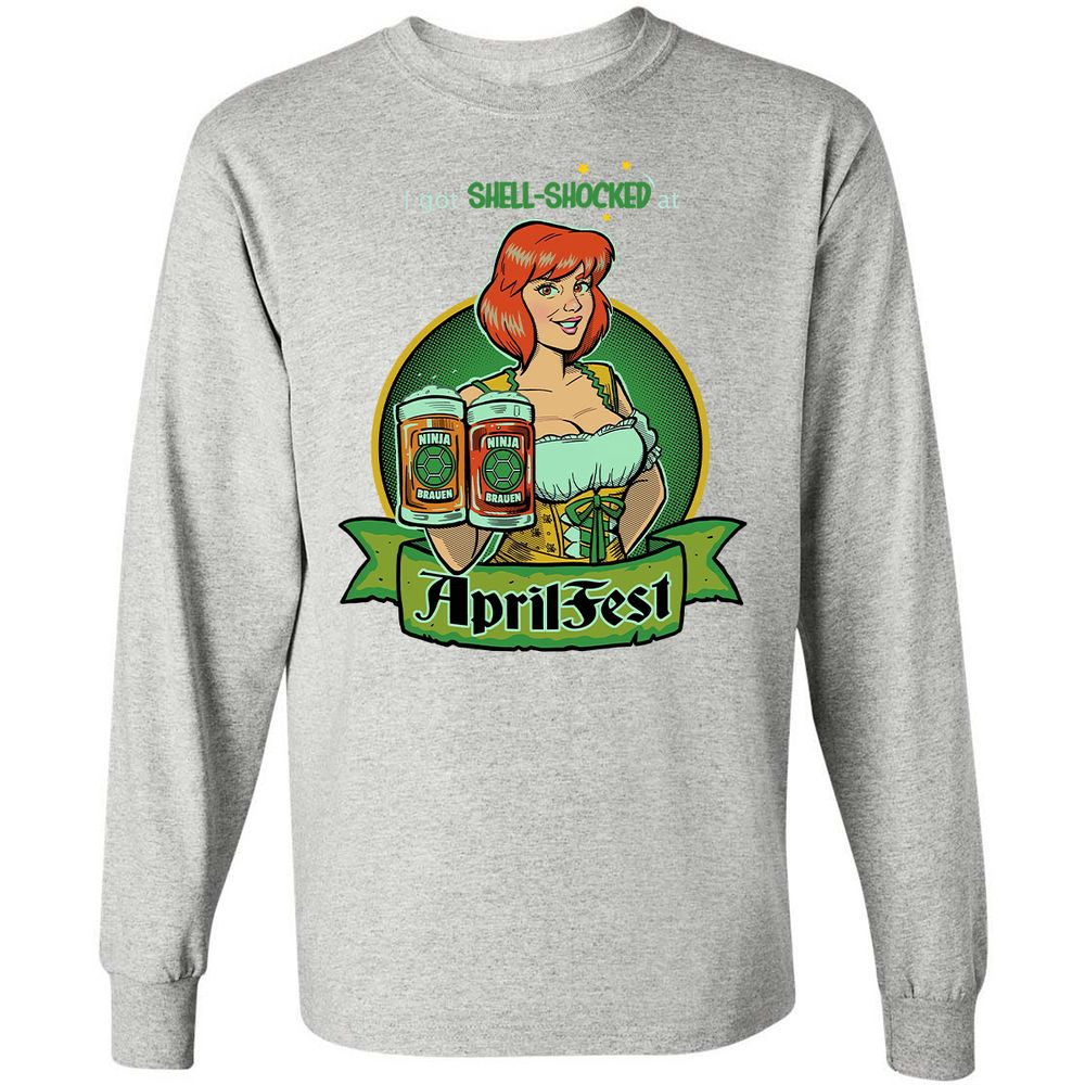 Long Sleeve T-Shirt - WUWKKF2B - Ash - 7