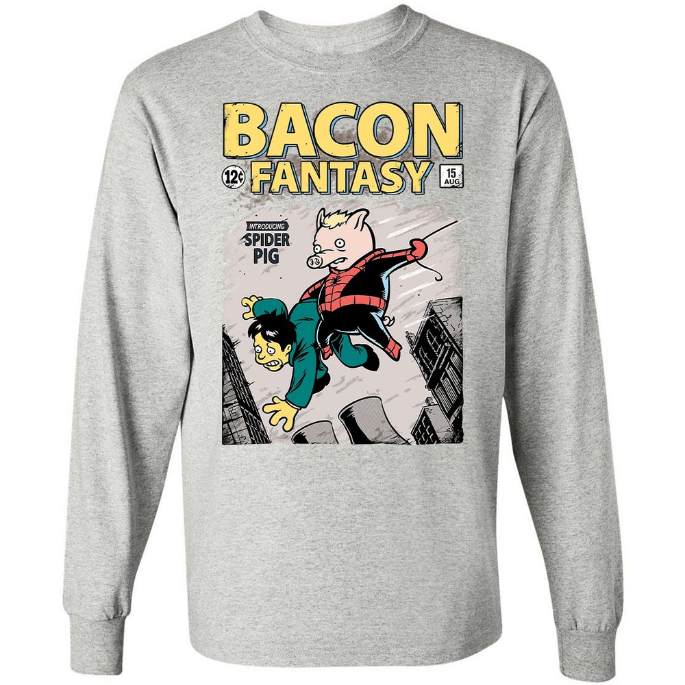 Long Sleeve T-Shirt - LLA2ME4K - Ash - 7