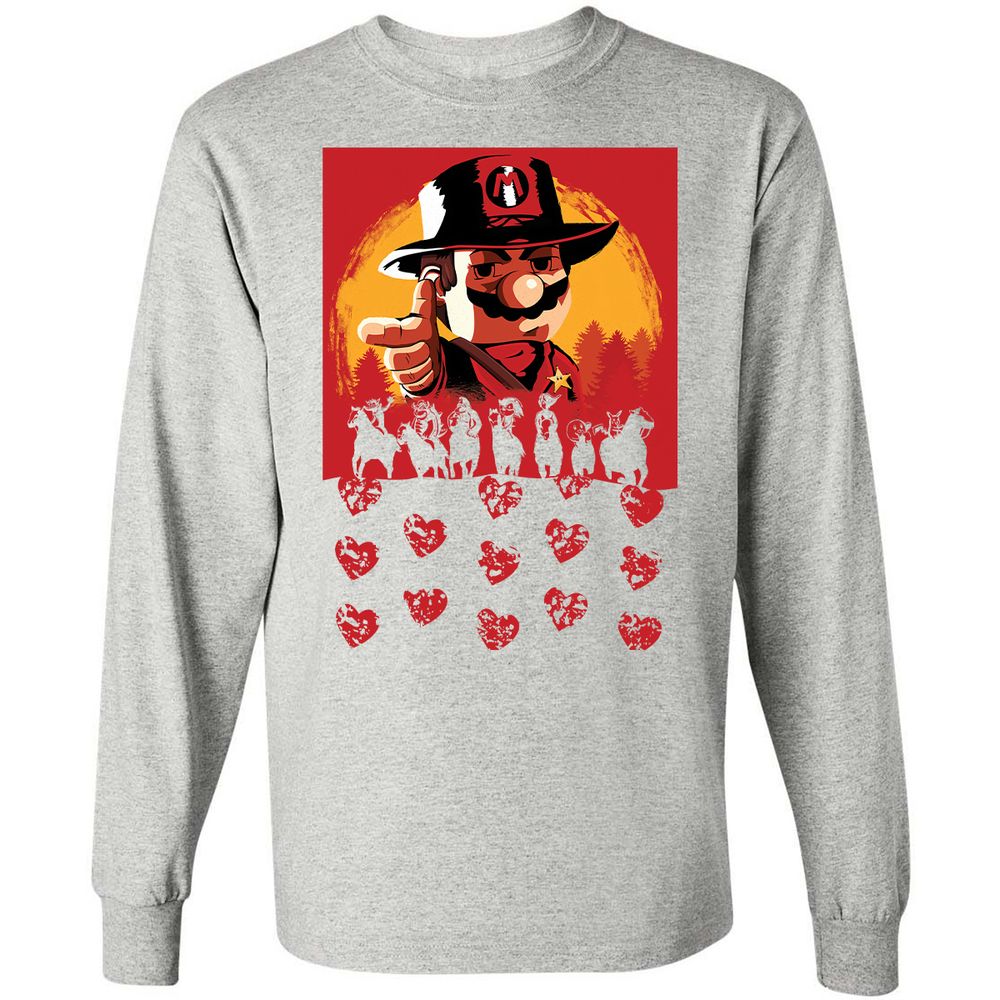 Long Sleeve T-Shirt - GF49FUM4 - Ash - 7
