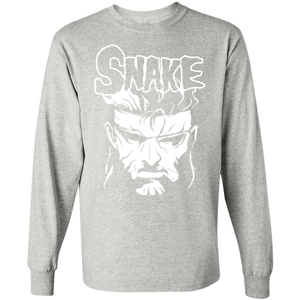 Long Sleeve T-Shirt - 7NNLY3JW - Ash - 7