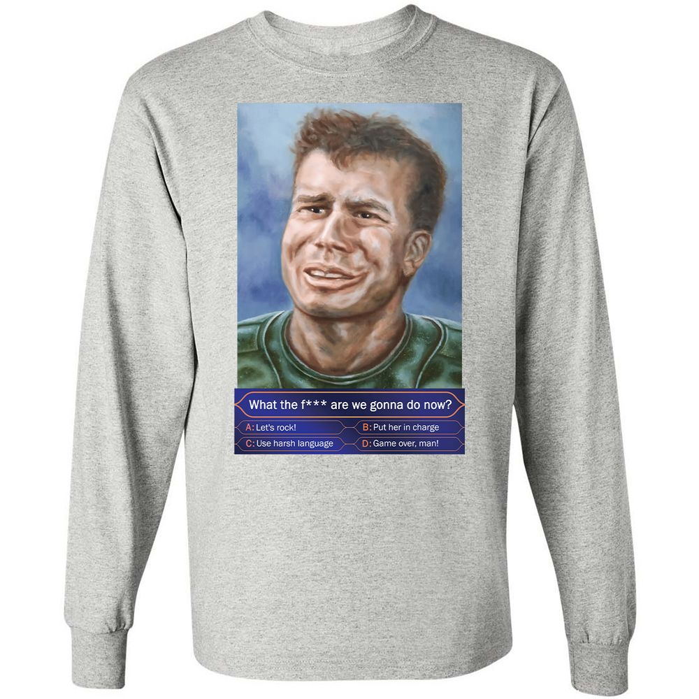 Long Sleeve T-Shirt - WZDH4ZBR - Ash - 7
