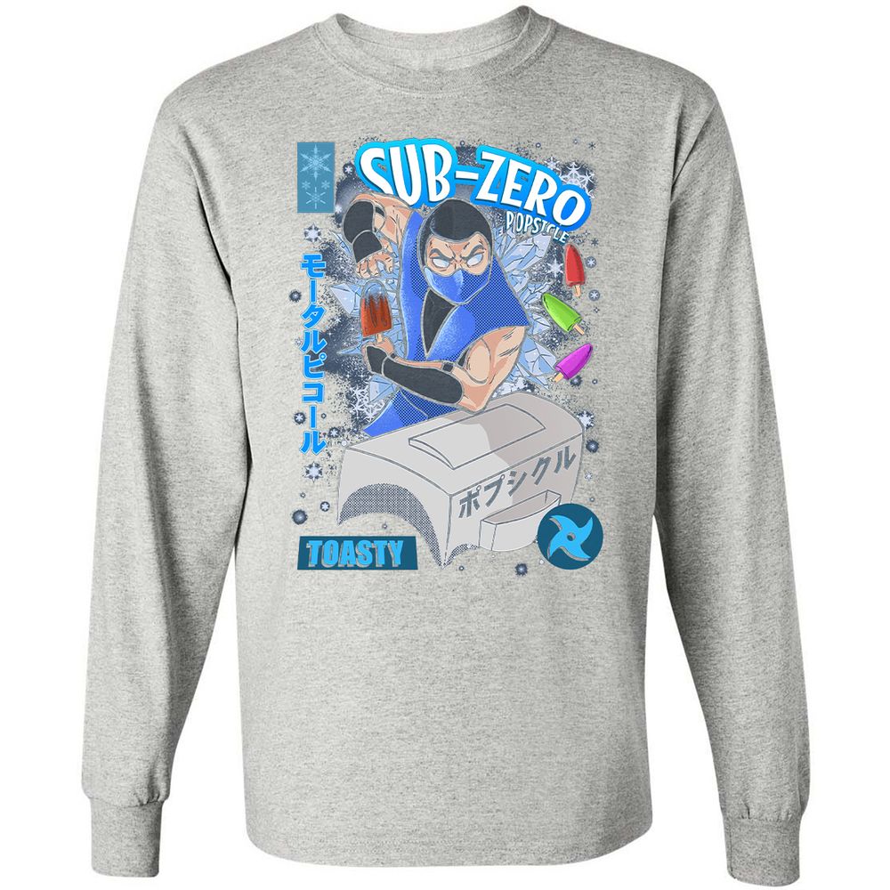 Long Sleeve T-Shirt - 1B5AEQ54 - Ash - 7