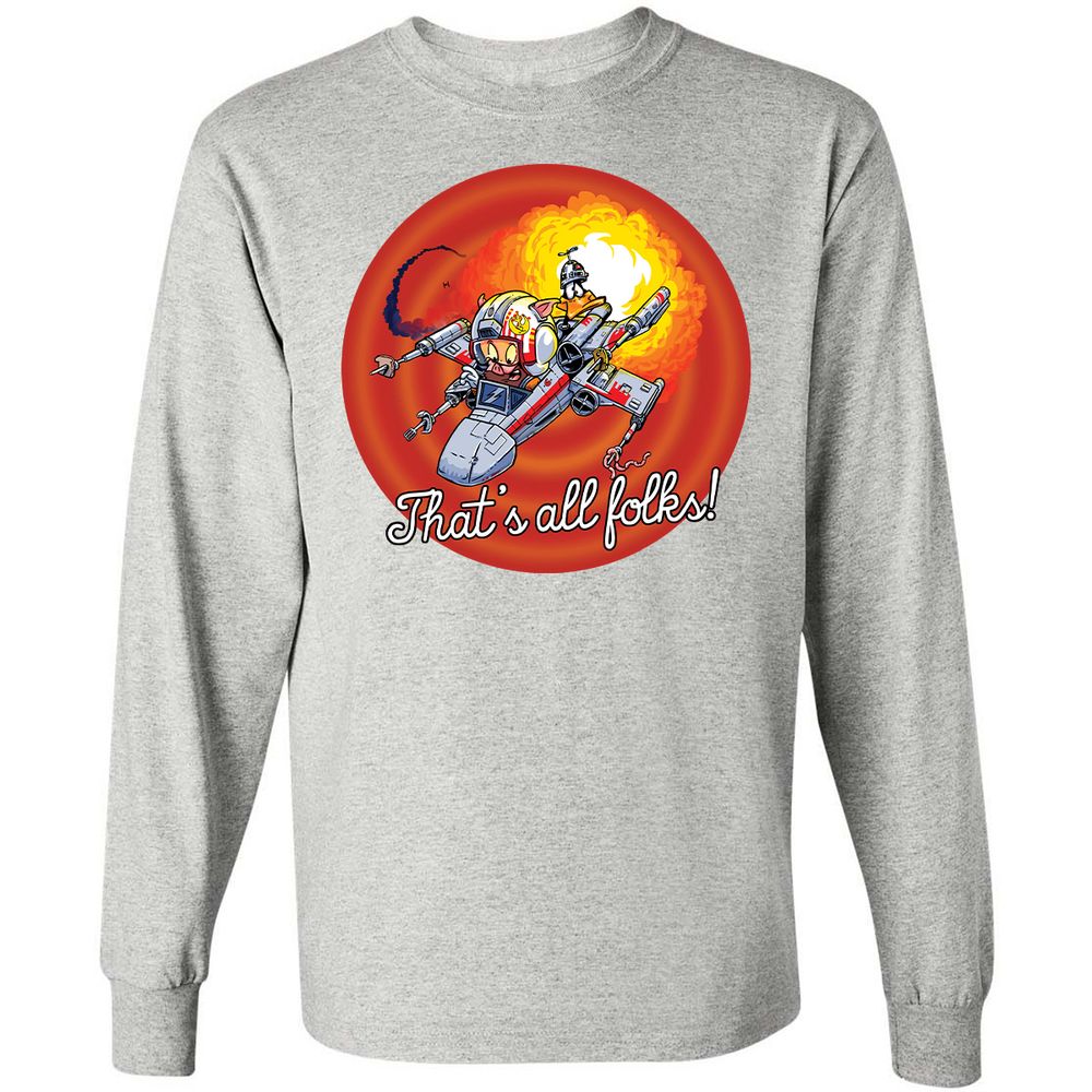 Long Sleeve T-Shirt - VQG3HSMP - Ash - 7