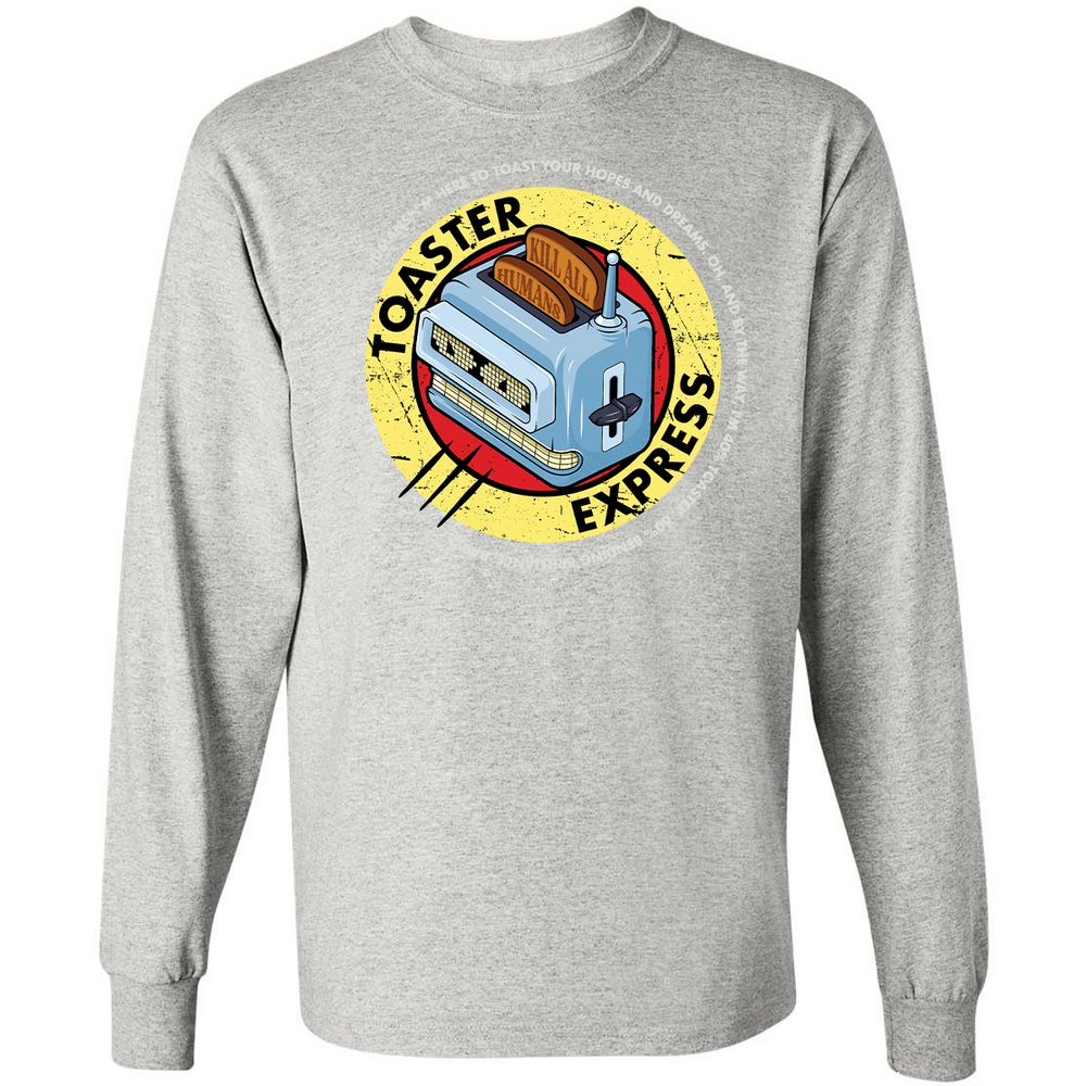 Long Sleeve T-Shirt - UPWF6Y5M - Ash - 7