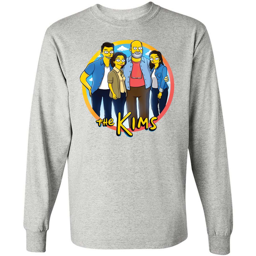 Long Sleeve T-Shirt - TLENTKWX - Ash - 7