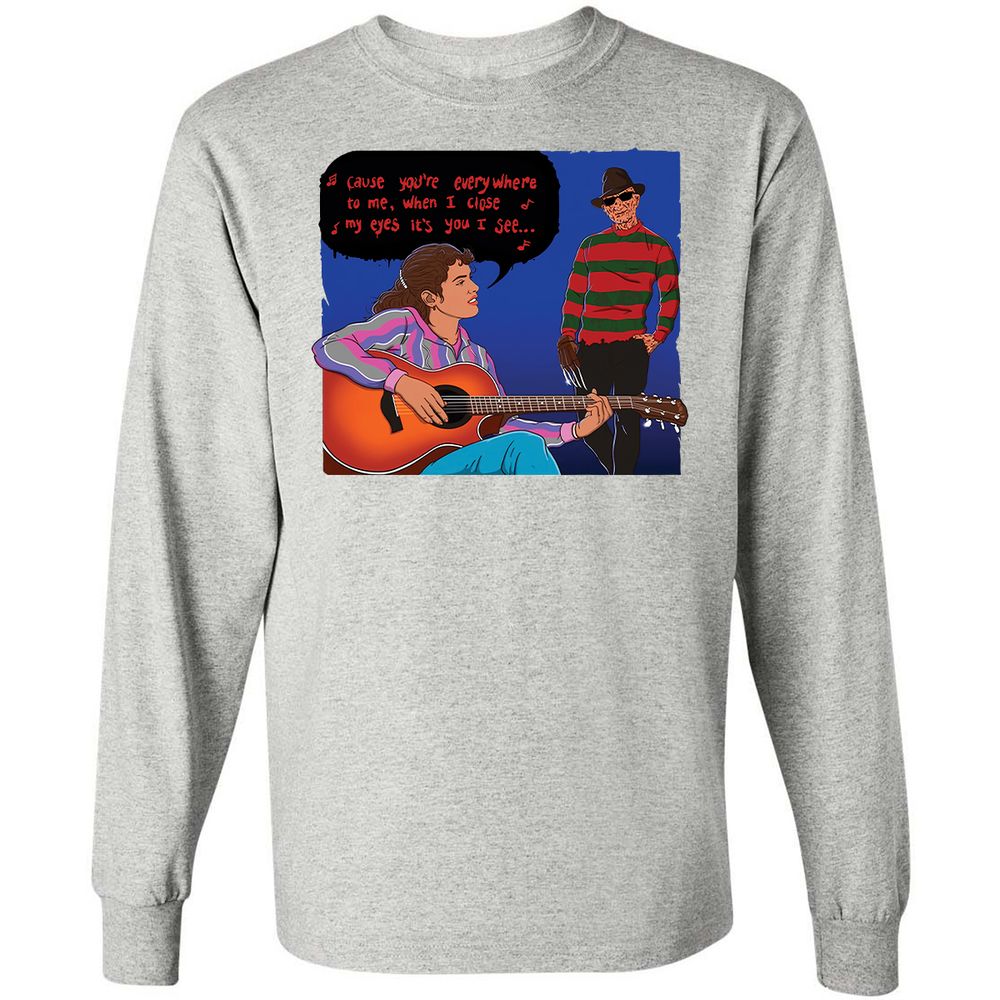 Long Sleeve T-Shirt - MWPFRLV4 - Ash - 7