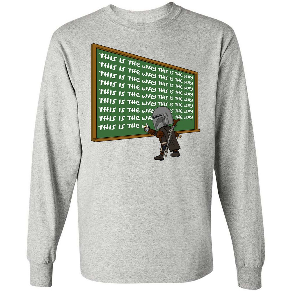 Long Sleeve T-Shirt - QMDVVQRF - Ash - 7