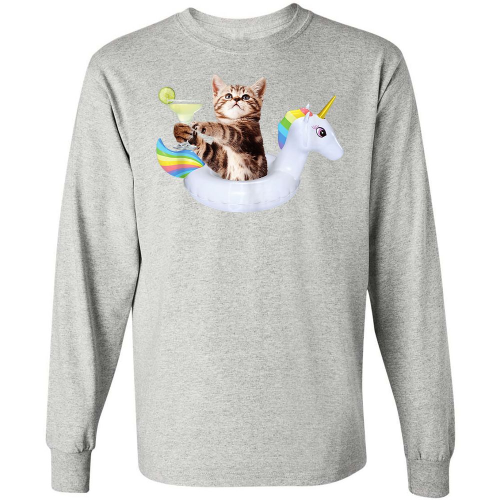 Long Sleeve T-Shirt - QZ64C16G - Ash - 7