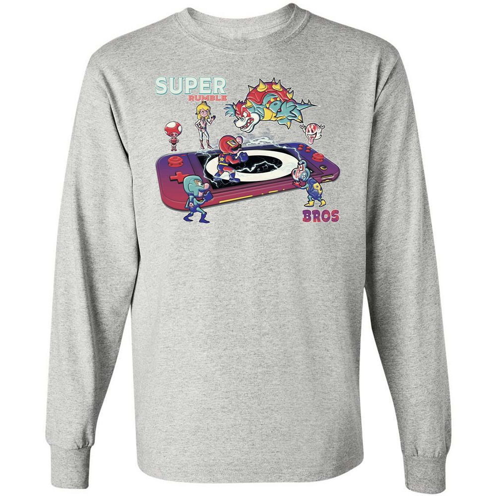 Long Sleeve T-Shirt - R5VEBKKZ - Ash - 7