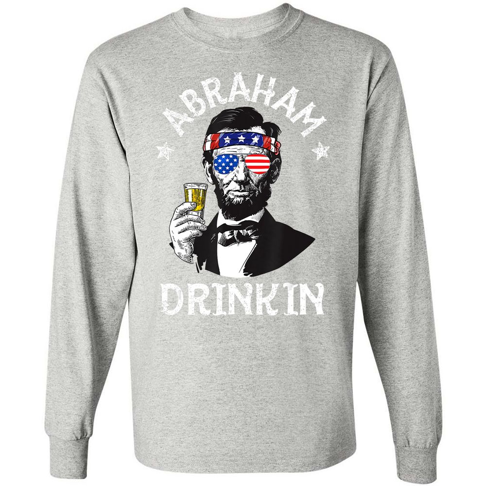 Long Sleeve T-Shirt - EX6DJVJK - Ash - 7