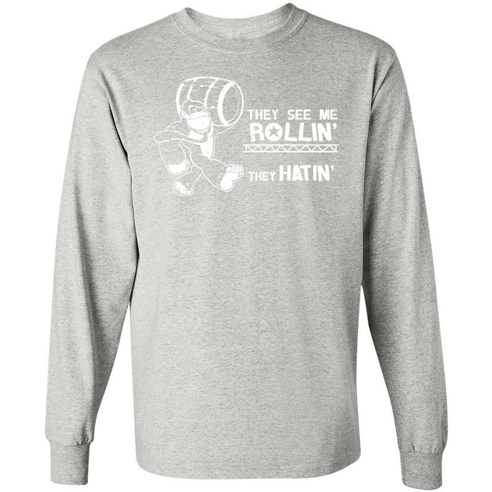 Long Sleeve T-Shirt - LZ3T2EHB - Ash - 7