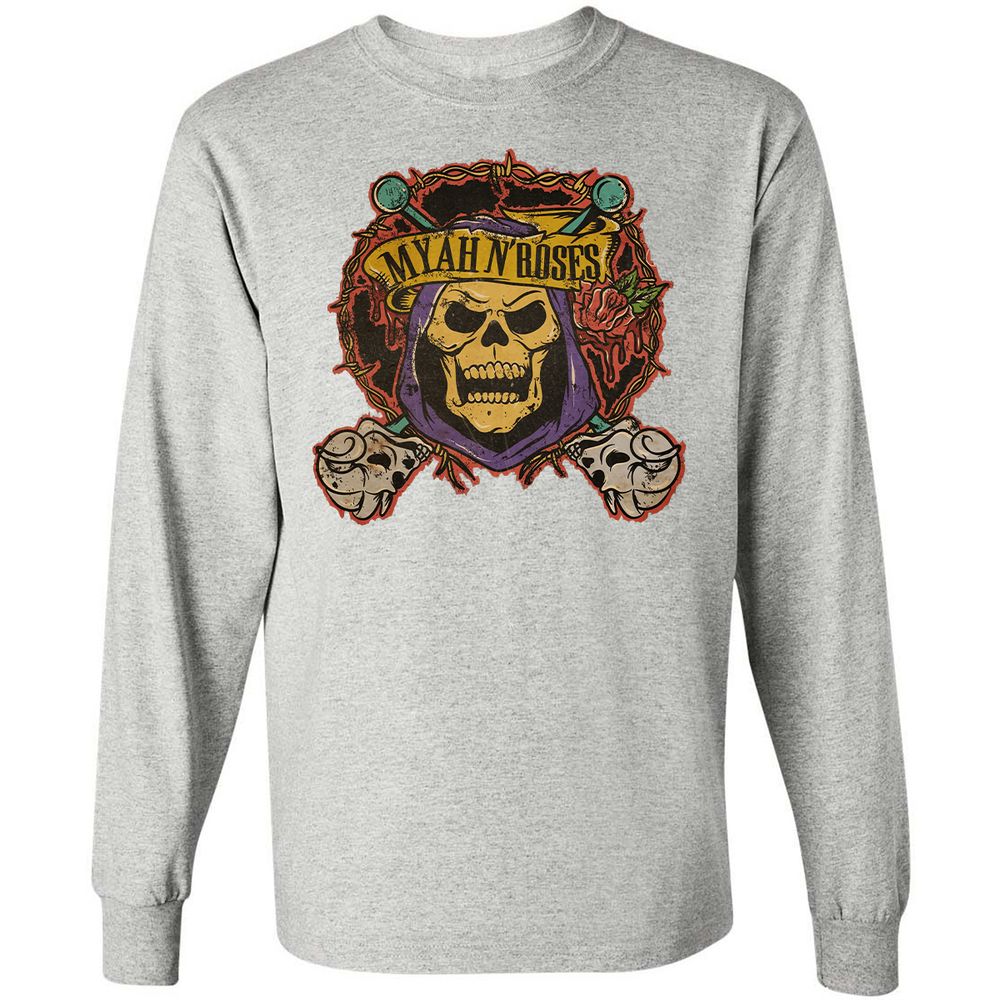 Long Sleeve T-Shirt - VWZ93JSM - Ash - 7