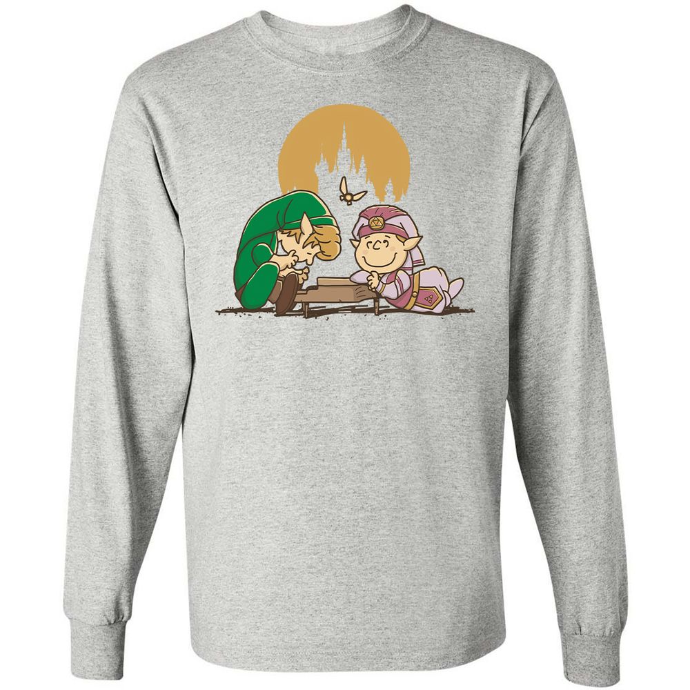Long Sleeve T-Shirt - F5MEP7NY - Ash - 7