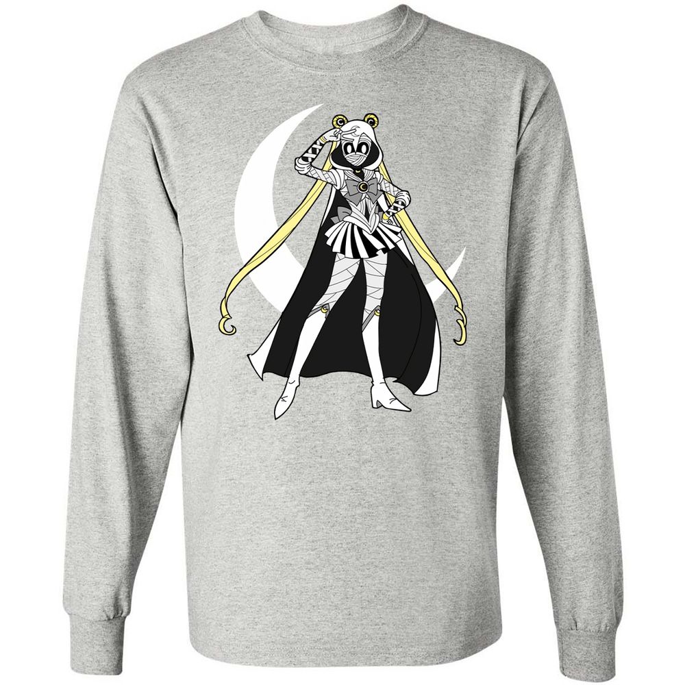 Long Sleeve T-Shirt - 6XA5JQDG - Ash - 7