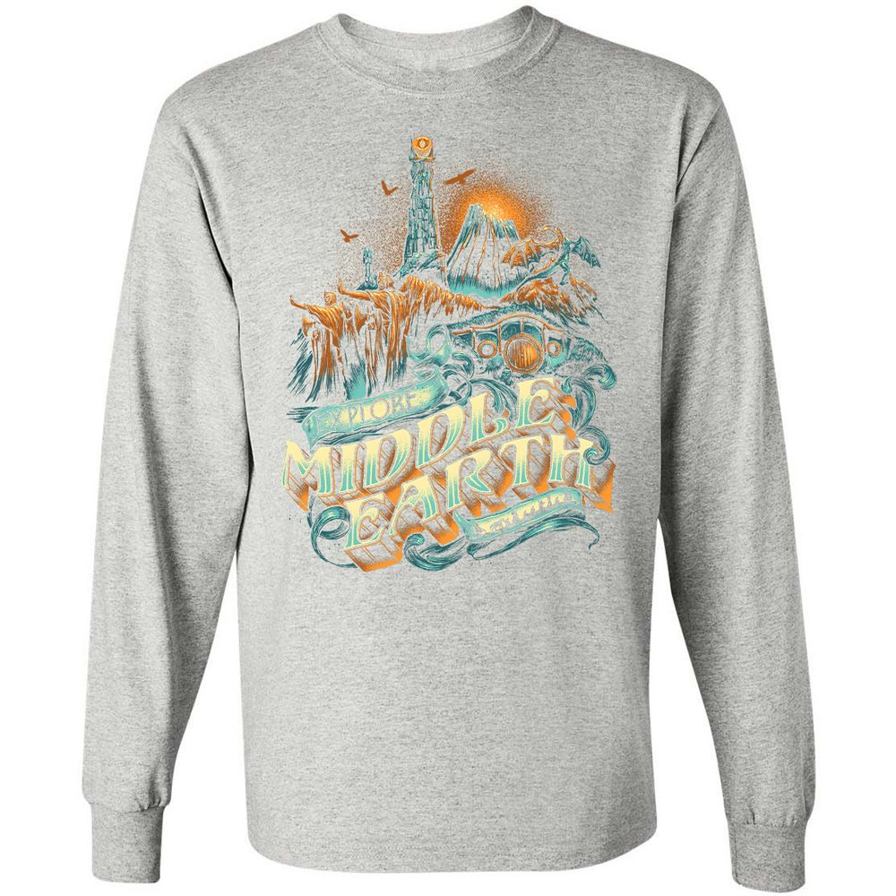 Long Sleeve T-Shirt - ZSKSQHEZ - Ash - 7