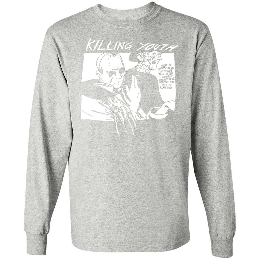 Long Sleeve T-Shirt - 8KT934H6 - Ash - 7