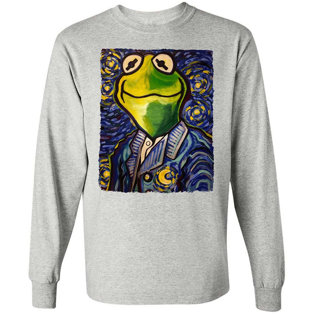 Long Sleeve T-Shirt - DDZKA8VR - Ash - 7