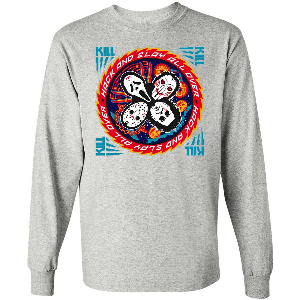 Long Sleeve T-Shirt - FV3K6WYZ - Ash - 7