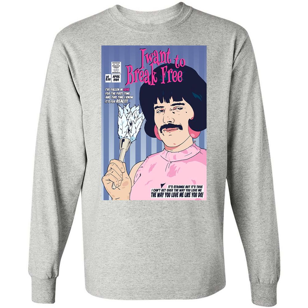 Long Sleeve T-Shirt - W4QMWAU3 - Ash - 7
