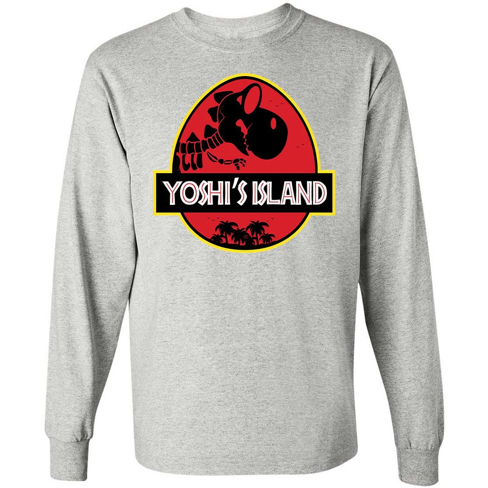 Long Sleeve T-Shirt - HDJPN6U7 - Ash - 7
