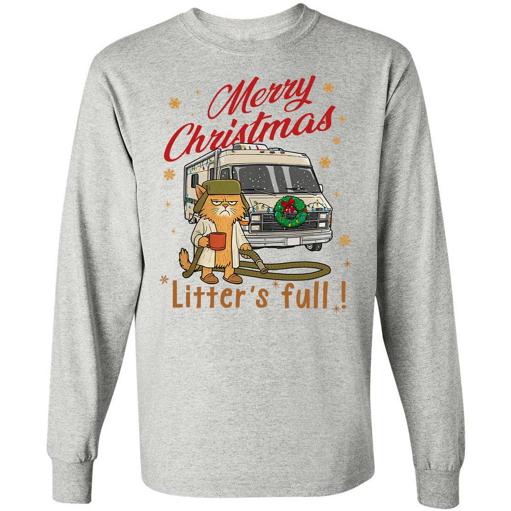 Long Sleeve T-Shirt - QJTQLMAC - Ash - 7