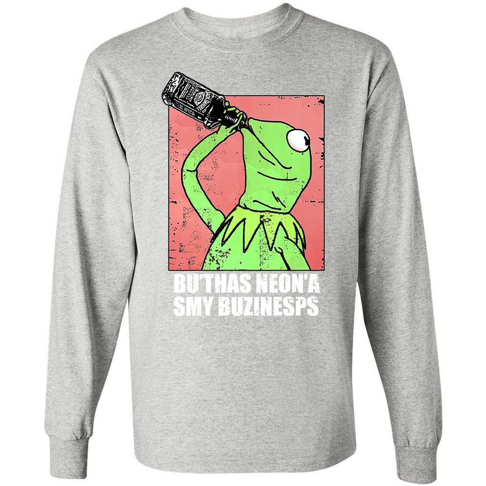 Long Sleeve T-Shirt - KYNBM7JG - Ash - 7