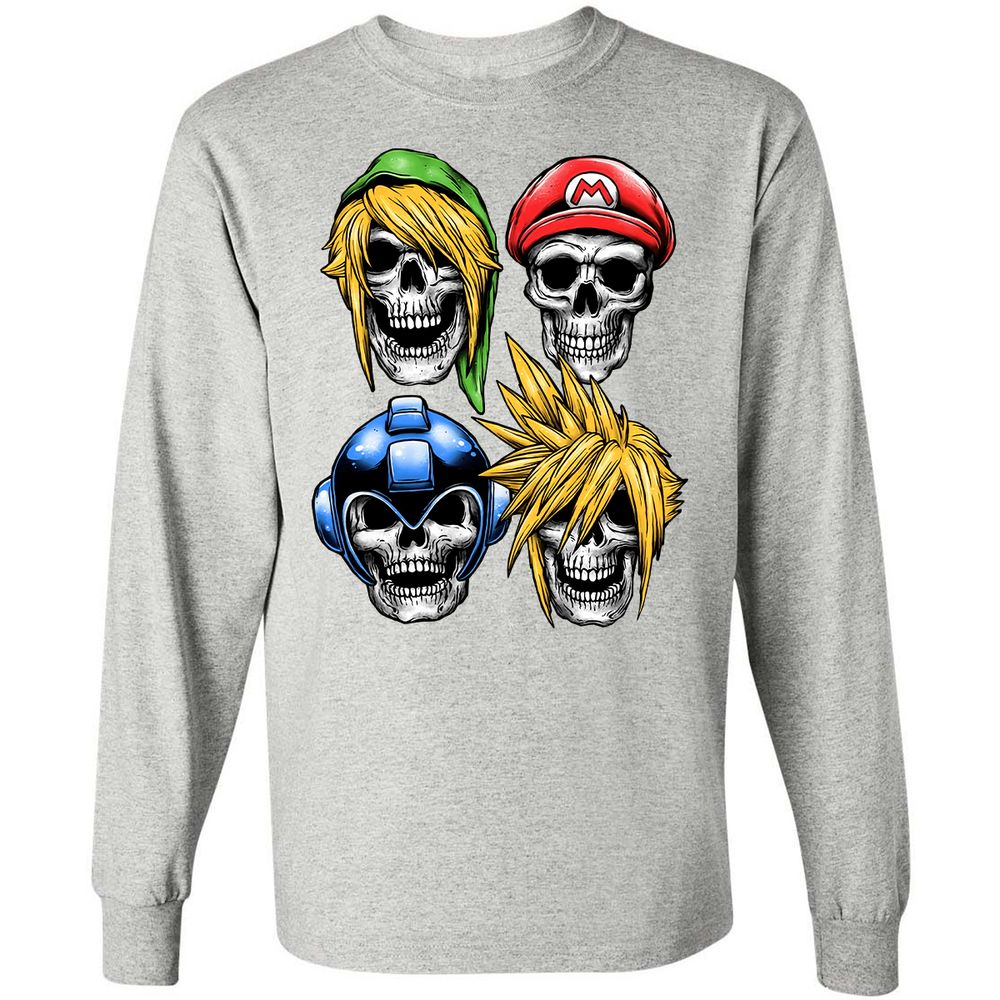Long Sleeve T-Shirt - WGE2Y9FT - Ash - 7