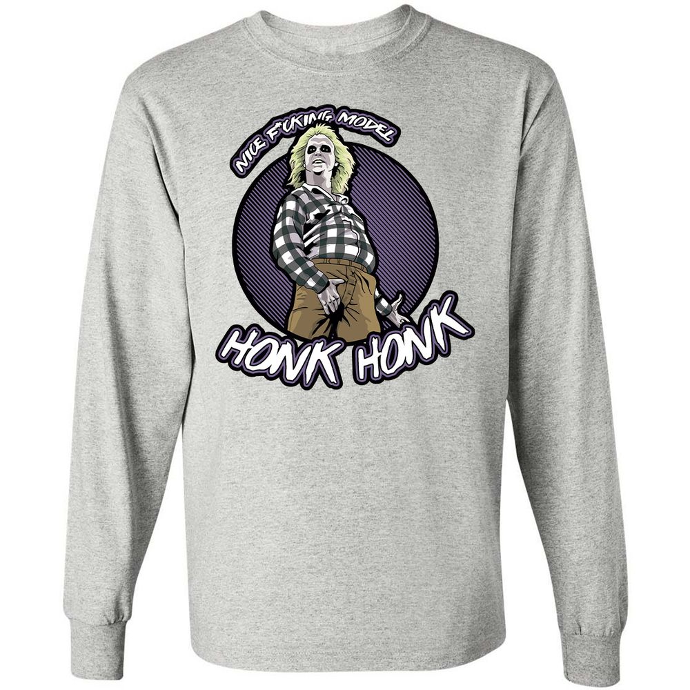 Long Sleeve T-Shirt - XXPWN493 - Ash - 7