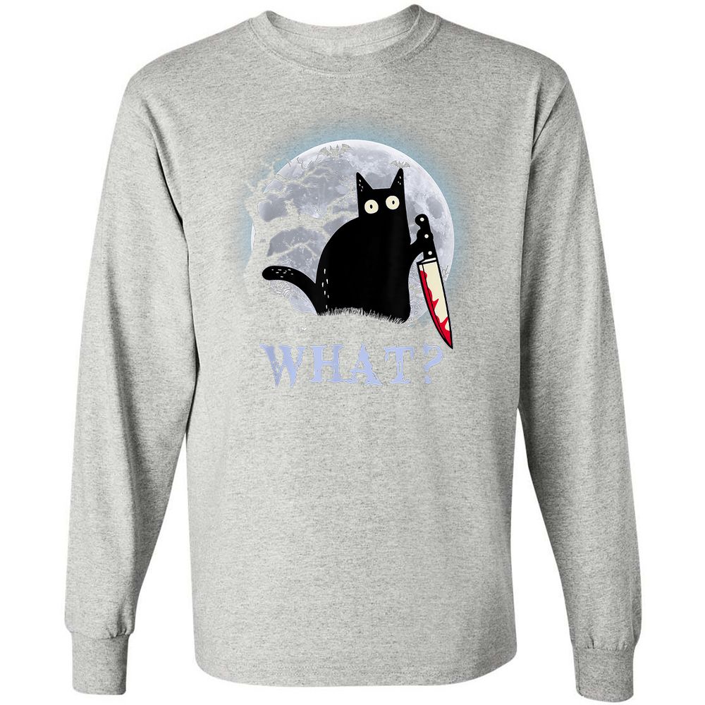 Long Sleeve T-Shirt - BKADJ9DH - Ash - 7