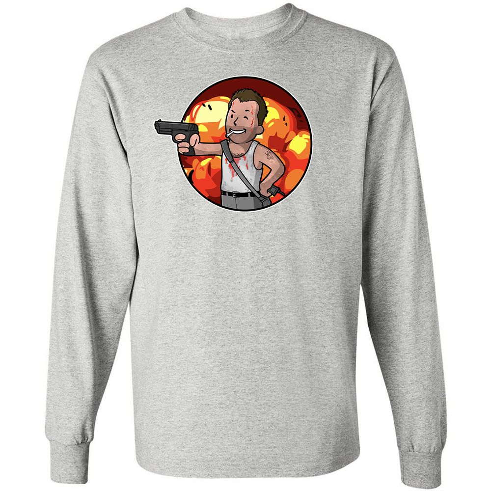 Long Sleeve T-Shirt - PB6KLGSL - Ash - 7