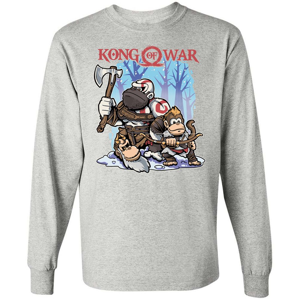 Long Sleeve T-Shirt - HT3FHPSQ - Ash - 7