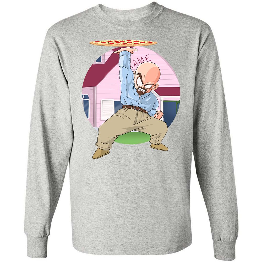 Long Sleeve T-Shirt - 1J1HAXGD - Ash - 7