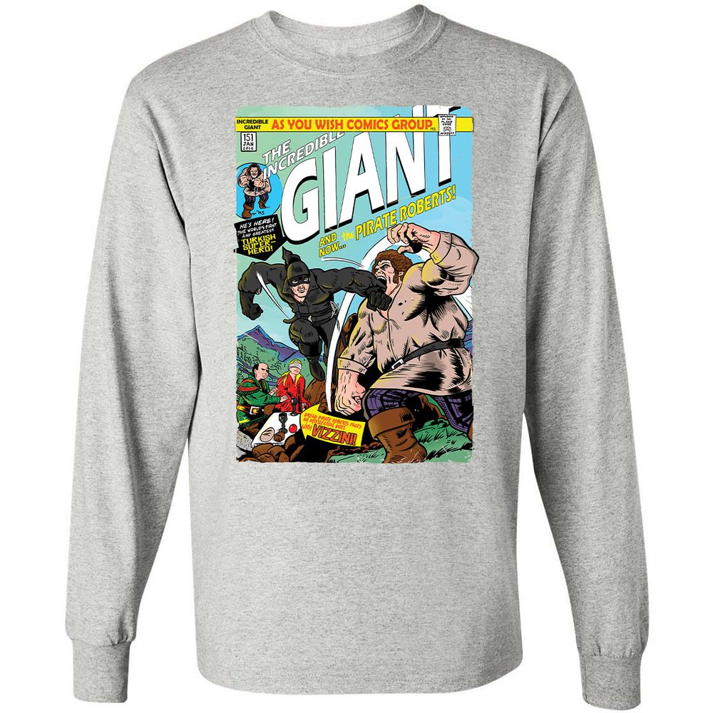 Long Sleeve T-Shirt - QE1HS8VP - Ash - 7