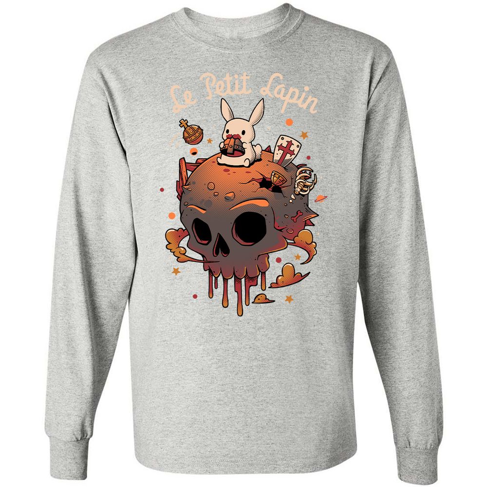 Long Sleeve T-Shirt - ZRDWRCVW - Ash - 7