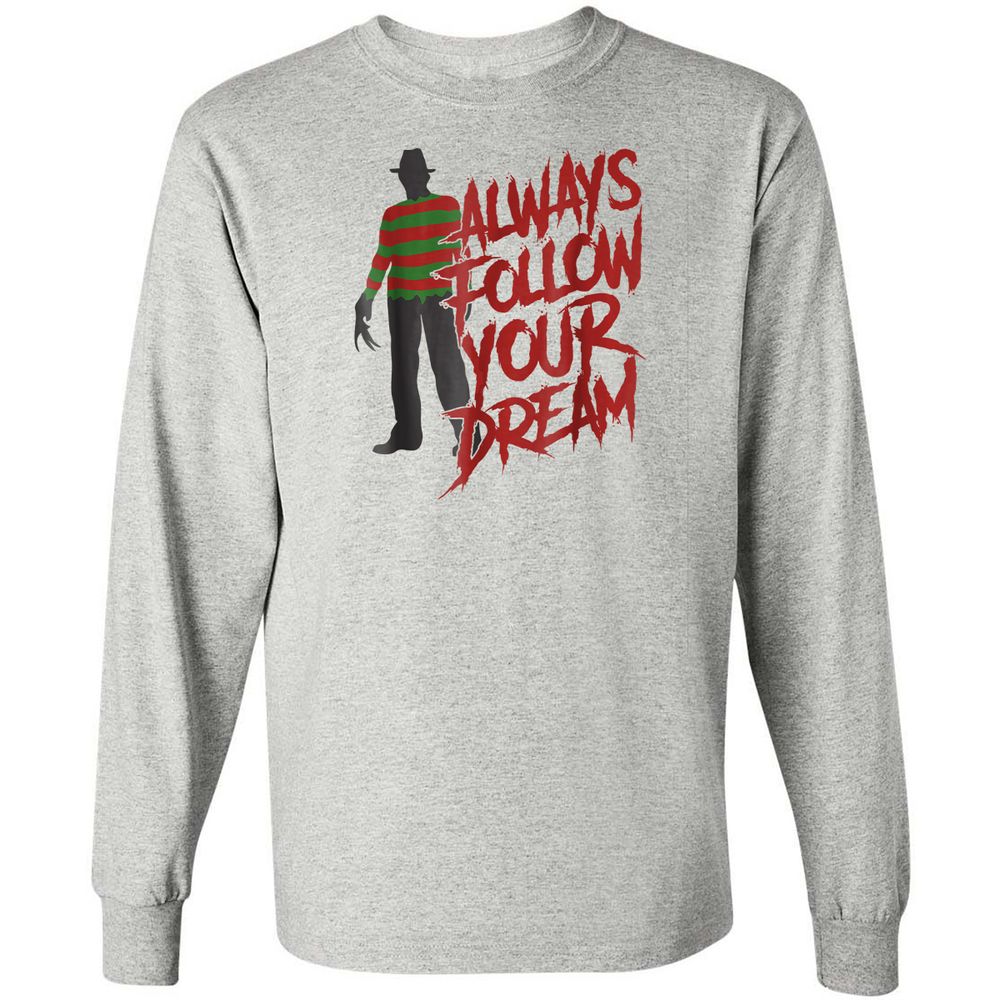 Long Sleeve T-Shirt - Q7H5ZH3Z - Ash - 7